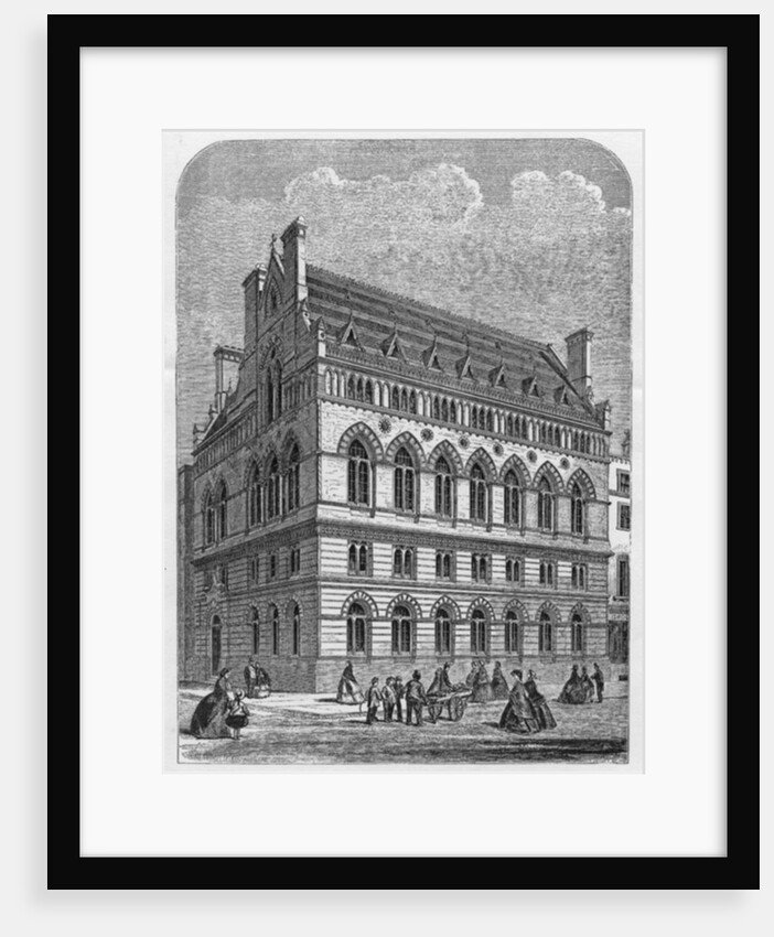 St Giles' Schools Endell Street, 1860 by English School