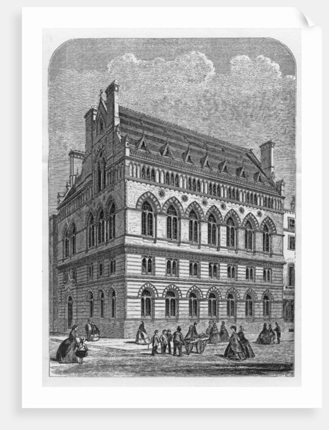 St Giles' Schools Endell Street, 1860 by English School