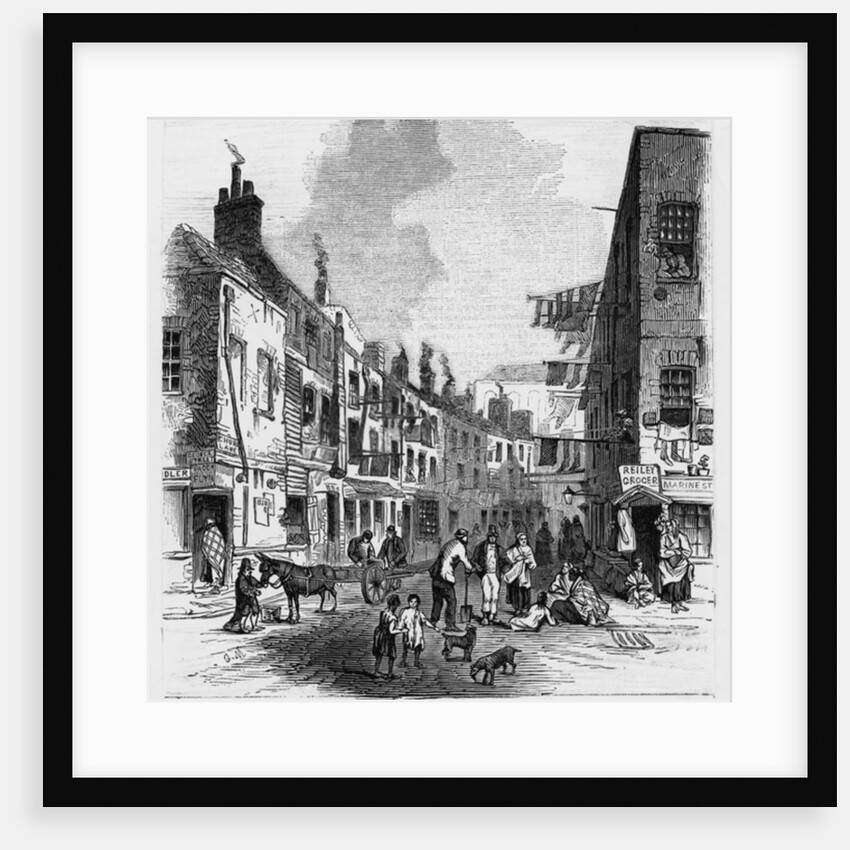 Church Lane, St Giles's, c.1840 by English School