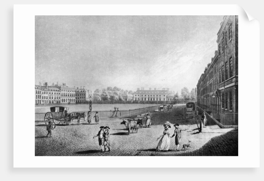 View of Bloomsbury Square, 1787 by Edward Dayes