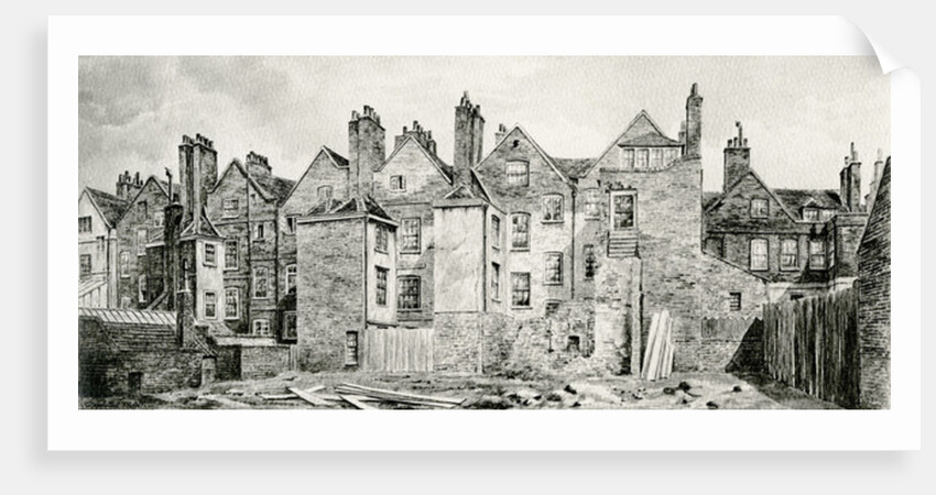 Bartlett's Buildings, 1890 by J. Appleton