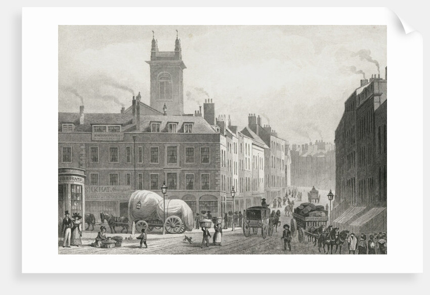 Holborn Bridge, 1831 by Thomas Hosmer Shepherd