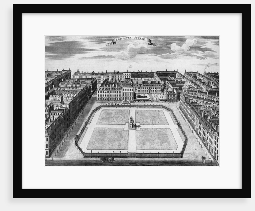Leicester Square, 1754 by Sutton Nicholls