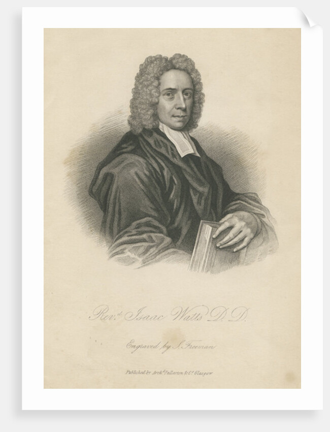 Rev Isaac Watts by Samuel Freeman