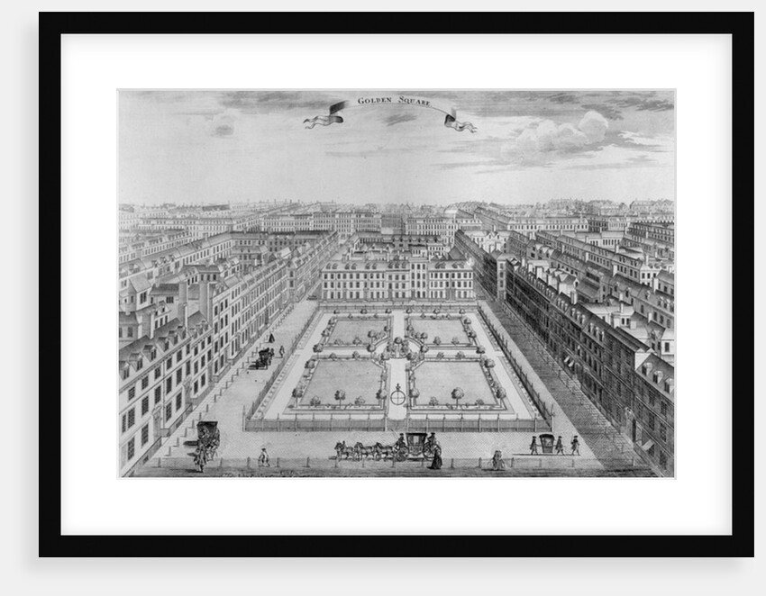 Golden Square, c.1725 by John Bowles