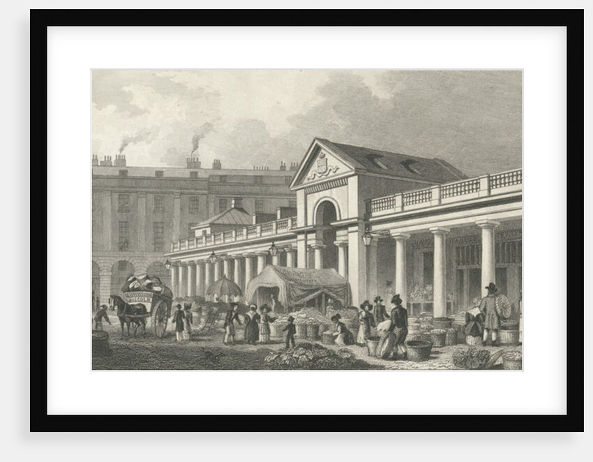 The N.W. facade of the new Covent Garden market, 1827-30 by Thomas Hosmer Shepherd