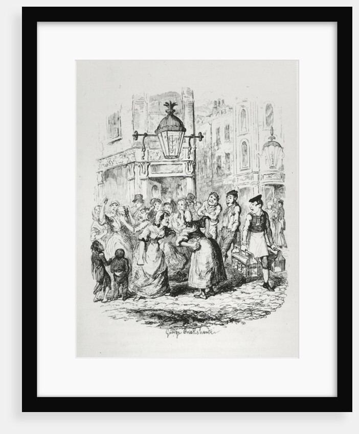 Seven Dials, c.1836 by George Cruikshank