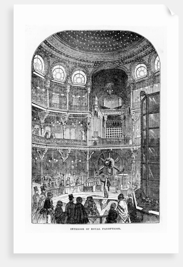 View of the Royal Panopticon of Science and Art, c.1855 by English School