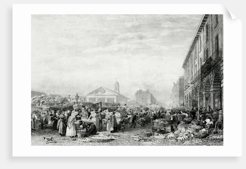 Covent Garden market, 1824 by English School