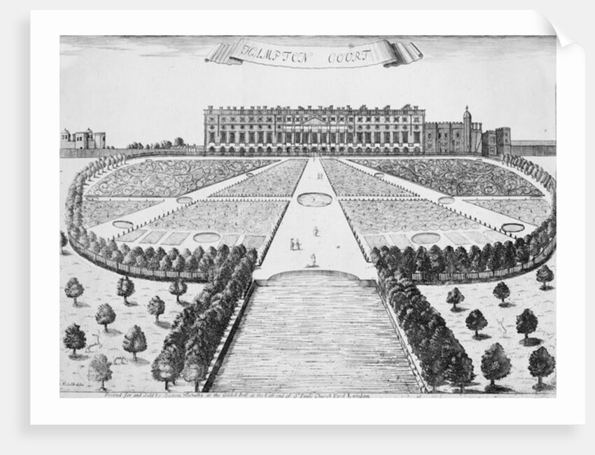 Hampton Court East Front, c.1830 by Sutton Nicholls