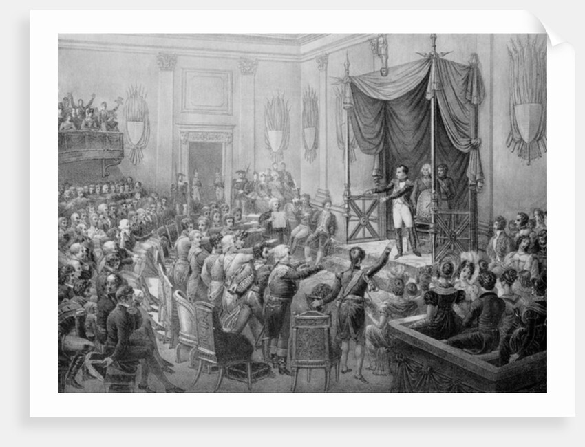 Formation of the Confederation of the Rhine, 1806 by Charles Etienne Pierre Motte