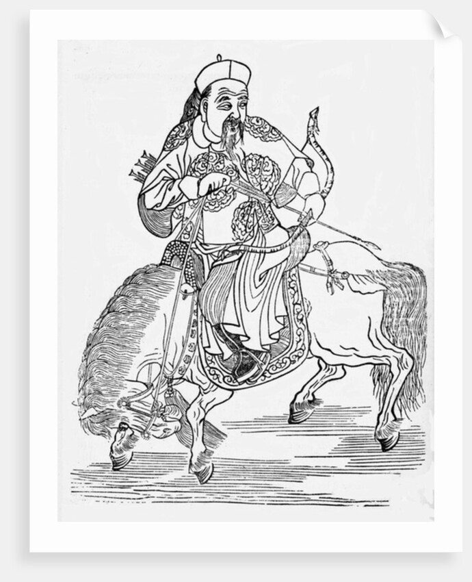 Mongol archer on horseback by Anonymous