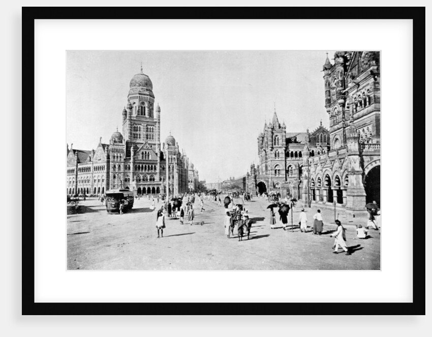 Municipal Offices and Victoria Terminus Bombay, c.1910 by Anonymous