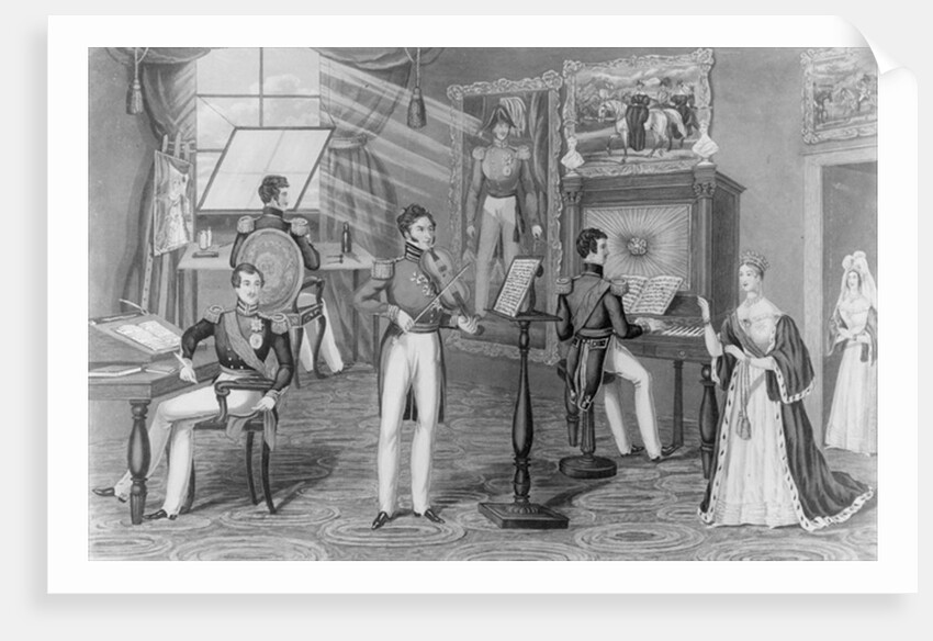 The Wonder of Windsor: The Artist, Poet, Fiddler, Here We See, And all is Tweedle-dum and Tweedle-dee, c.1841 by Charles Hunt