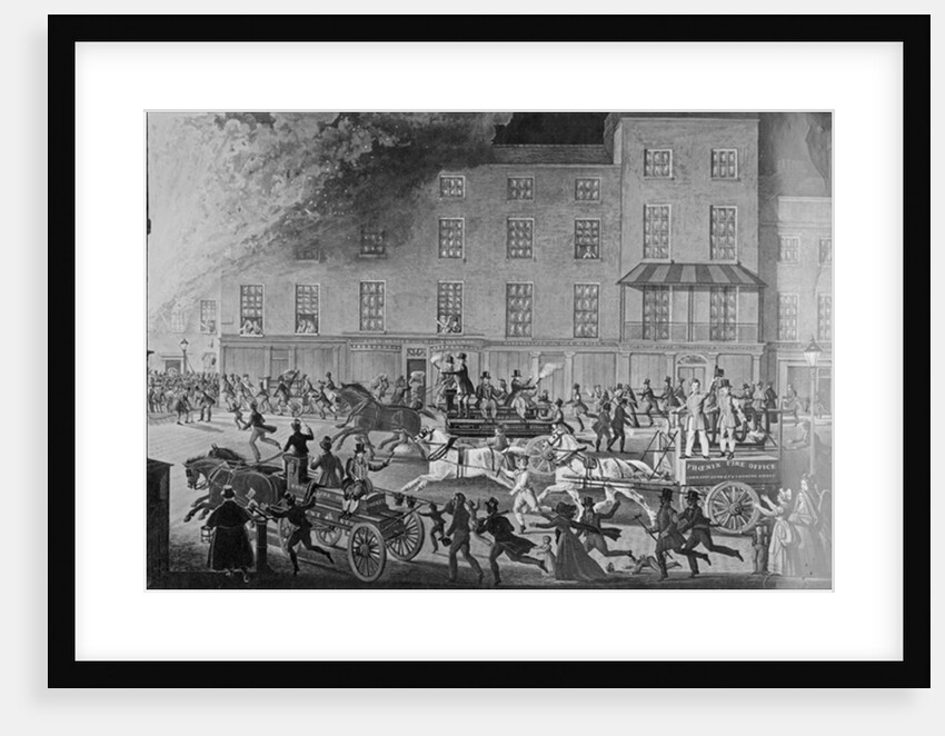 London Fire Engines, the Noble Protectors of Lives and Property by James Pollard (after)