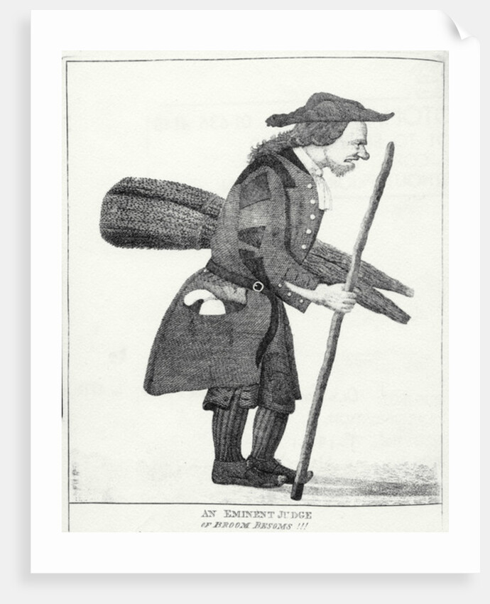 An Eminent Judge of Broom Besoms!! 1805 by John Kay