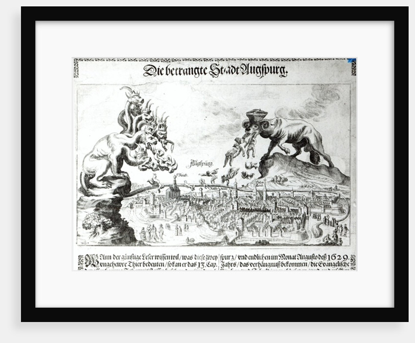 The City of Augsburg forced to accept Catholic Domination in 1629 by German School