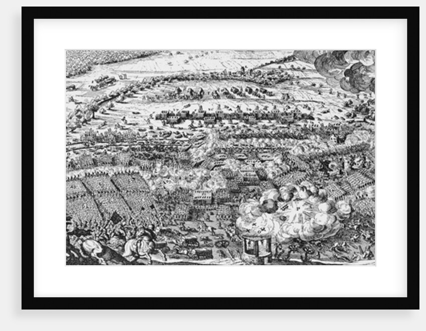 The Swedish victory at the Battle of Lutzen, 1632 by Swedish School