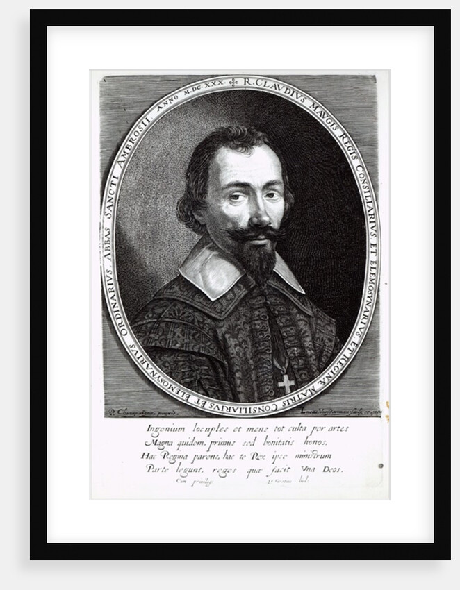 A portrait of Claude Maugis, advisor to Marie de Medici by Philippe de Champaigne