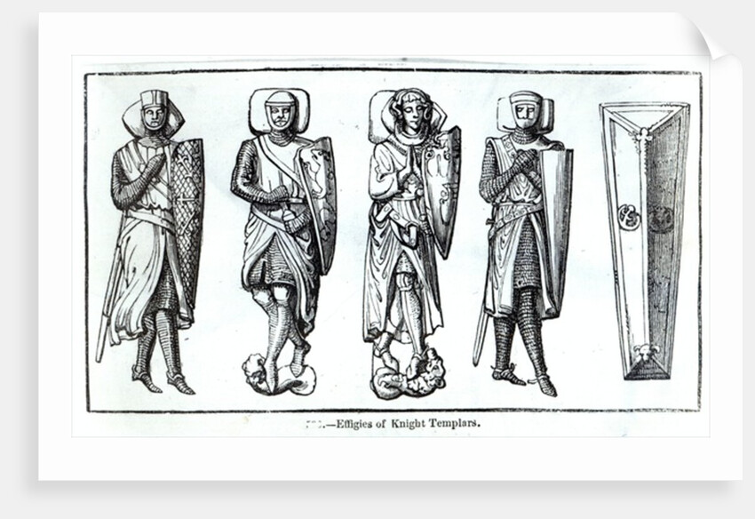 Effigies of Knights Templars by School English