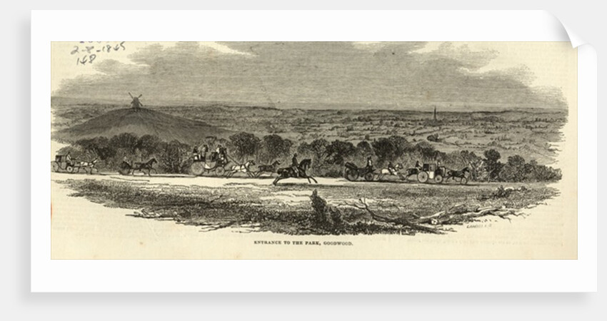 Entrance to the Park, Goodwood by English School