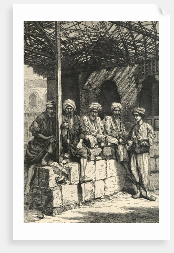 A Turkish Coffee-house by English School