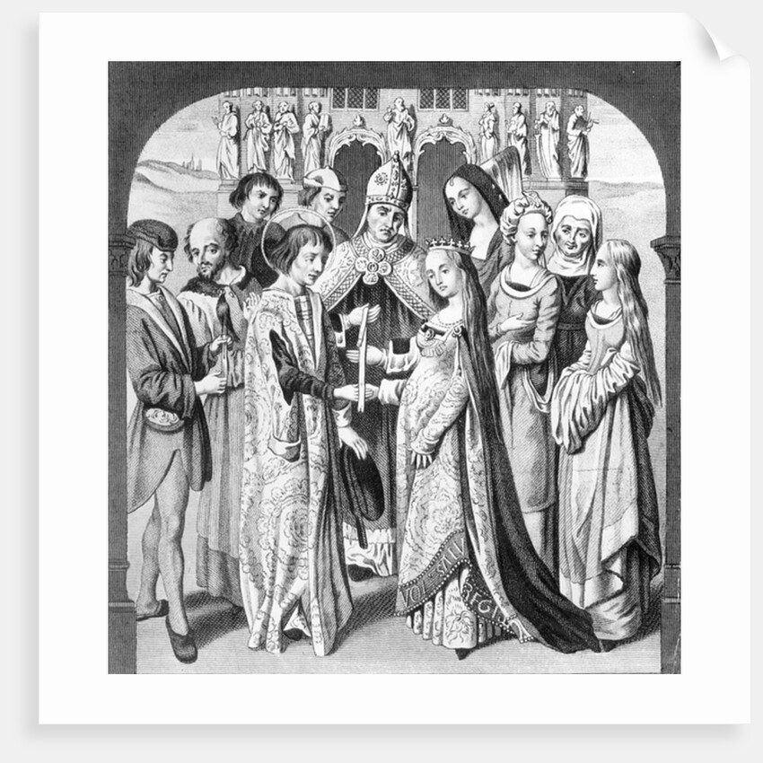The Marriage of Henry VI and Margaret of Anjou by English School