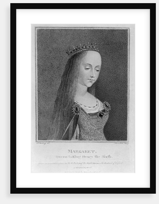 Margaret of Anjou, after an Ancient Picture in the Collection of the Right Honourable the Earl of Oxford, 1792 by English School
