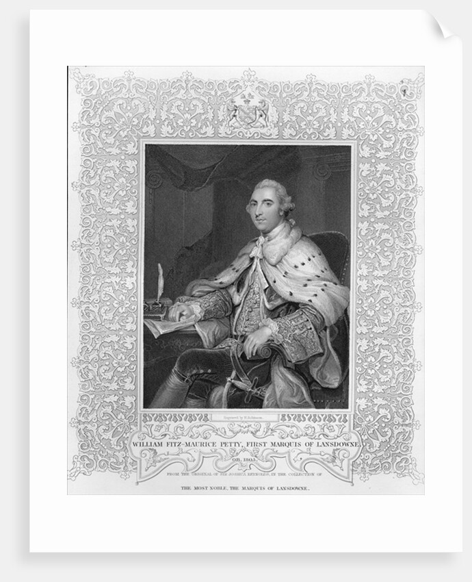 William Fitz-Maurice Petty, First Marquis of Lansdowne by Joshua Reynolds