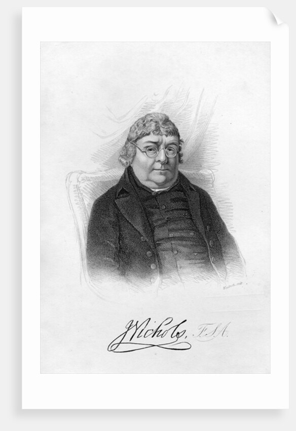 John Nichols, engraved by Woolnoth by English School