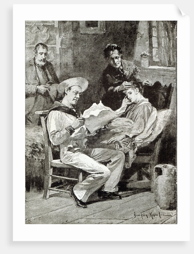 The Village Hero by Davidson (after) Knowles