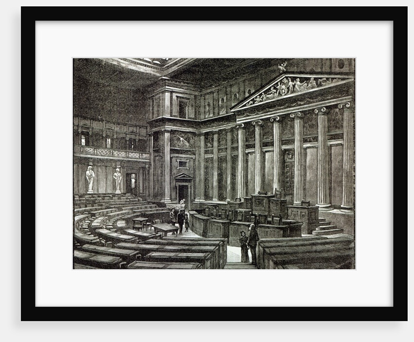 Interior of Houses of Parliament, Vienna by English School