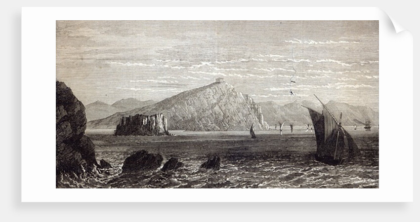 Cape Colonna, with ruins of the Temple of Minerva, coast of Greece by English School