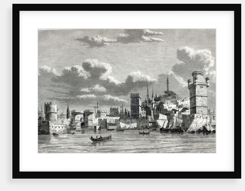 General View of the City of Rhodes by English School