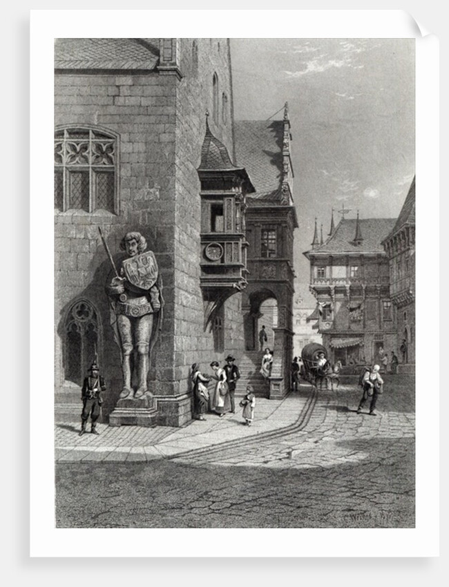 Town Hall, Halberstadt by Carl Friedrich Heinrich Werner