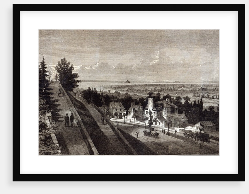 View of the Bay of Mount St. Michael by English School