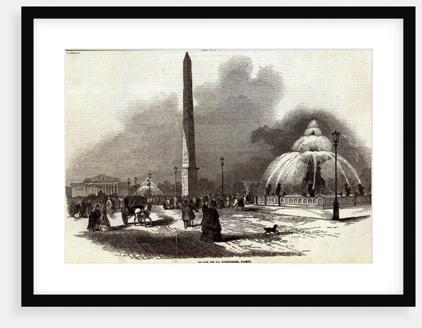 Place de la Concorde, Paris by English School