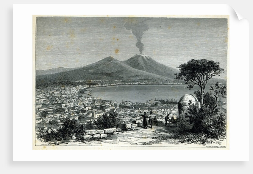 General View of Naples by English School