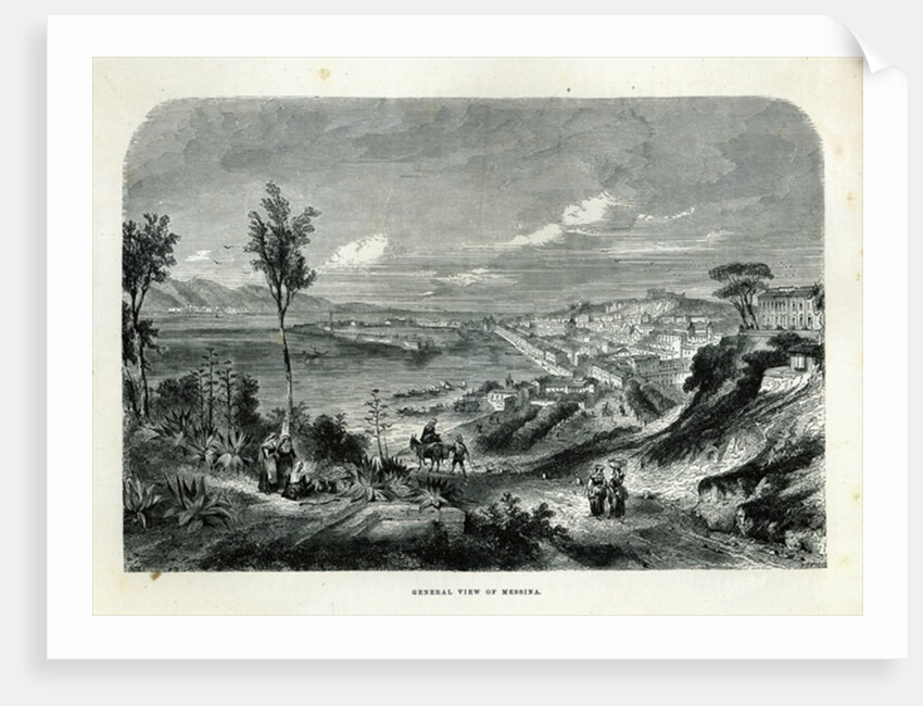 General View of Messina by Adolphe (after) Rouergue