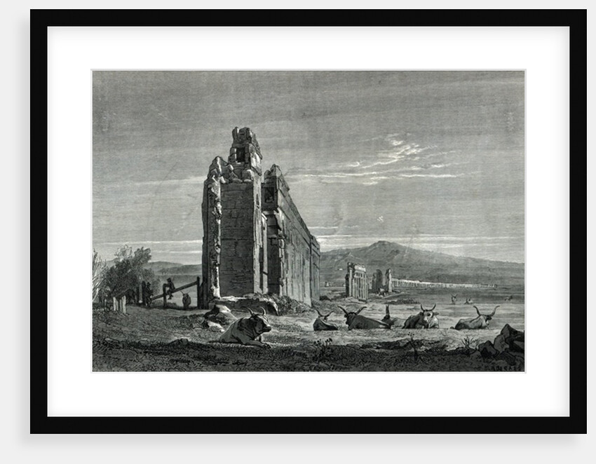 Ruins of the Aqueduct of Appius Claudius, Rome by Francois Louis Francais