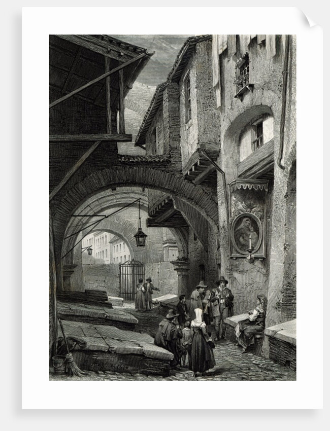 The Ghetto, Rome by Louis Haghe