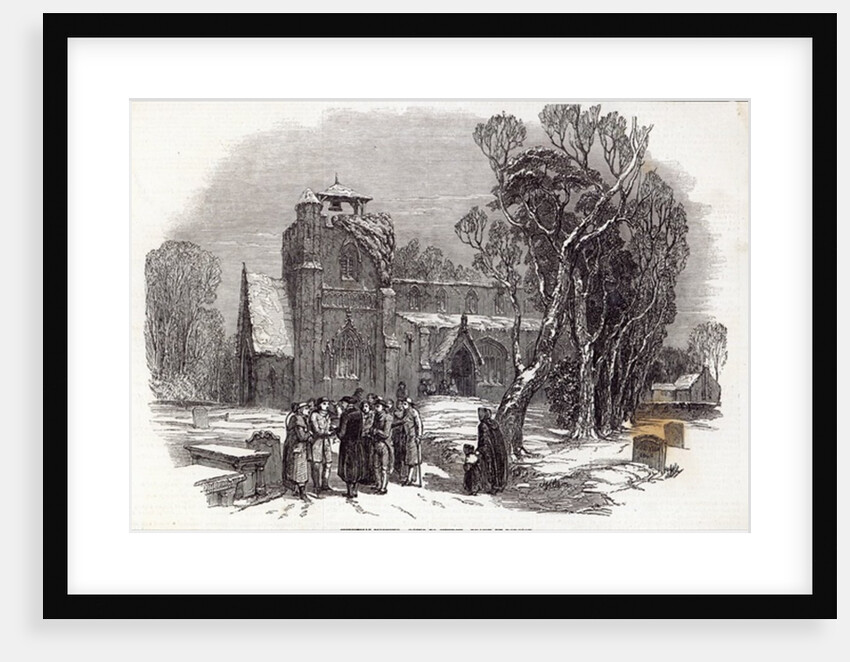 Christmas morning: Going to Church by George Haydock Dodgson