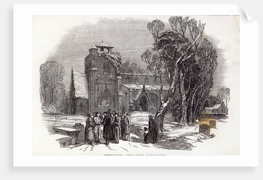 Christmas morning: Going to Church by George Haydock Dodgson