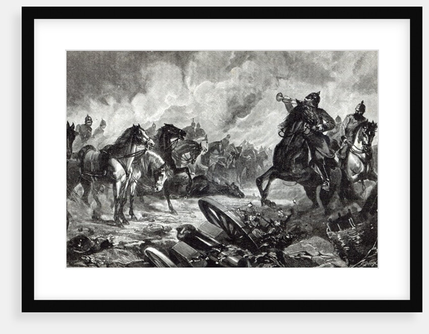 The horses of Gravelotte by English School