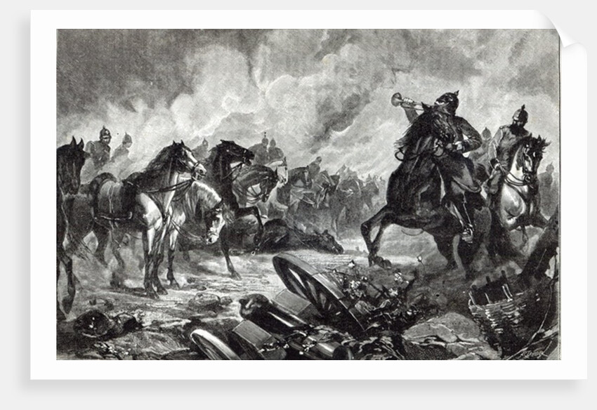 The horses of Gravelotte by English School