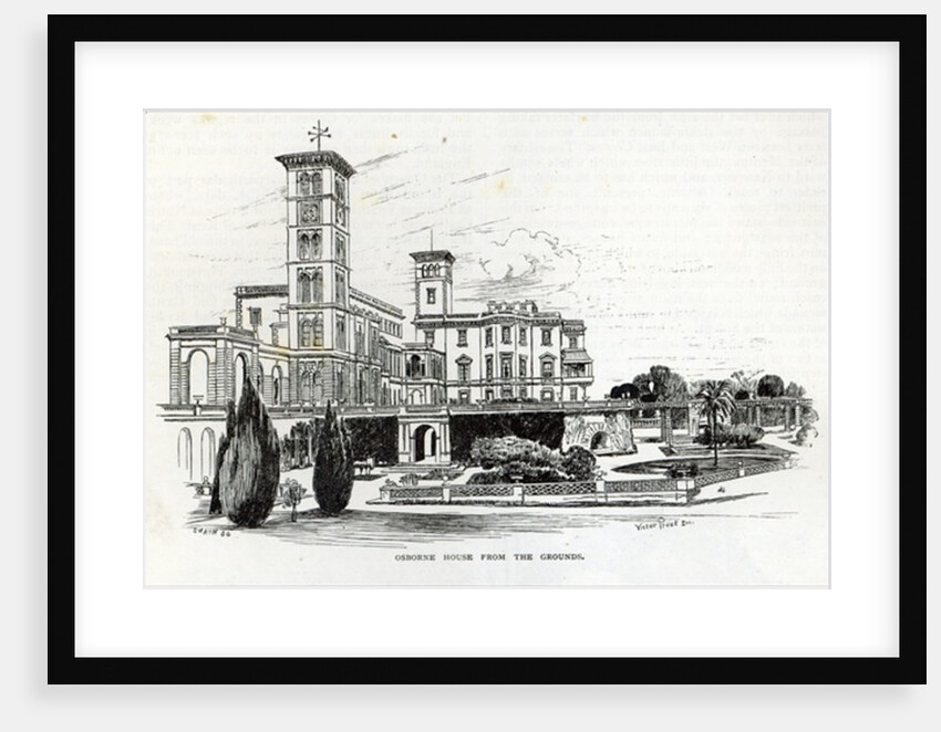 Osborne House from the Grounds by English School