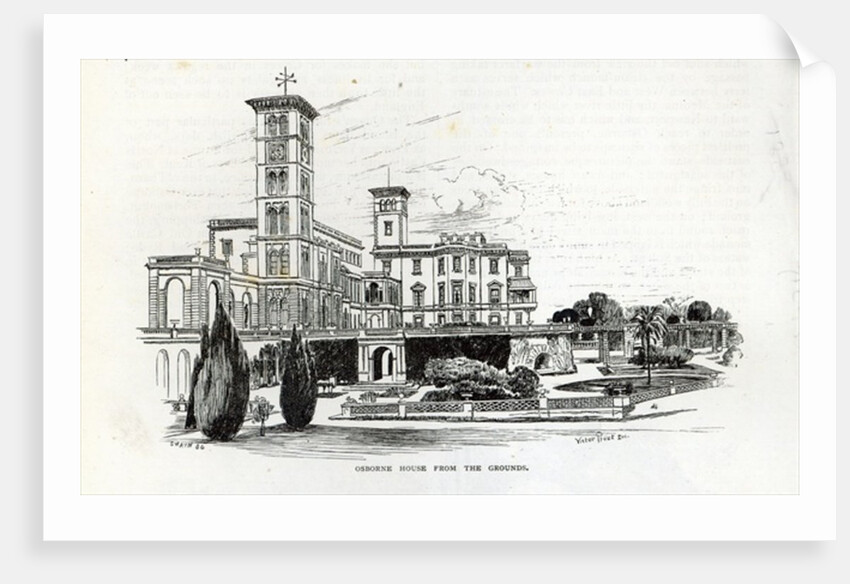 Osborne House from the Grounds by English School