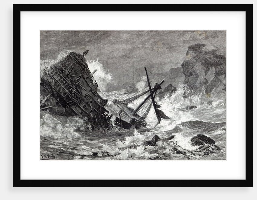 A September Storm, 1588 by English School