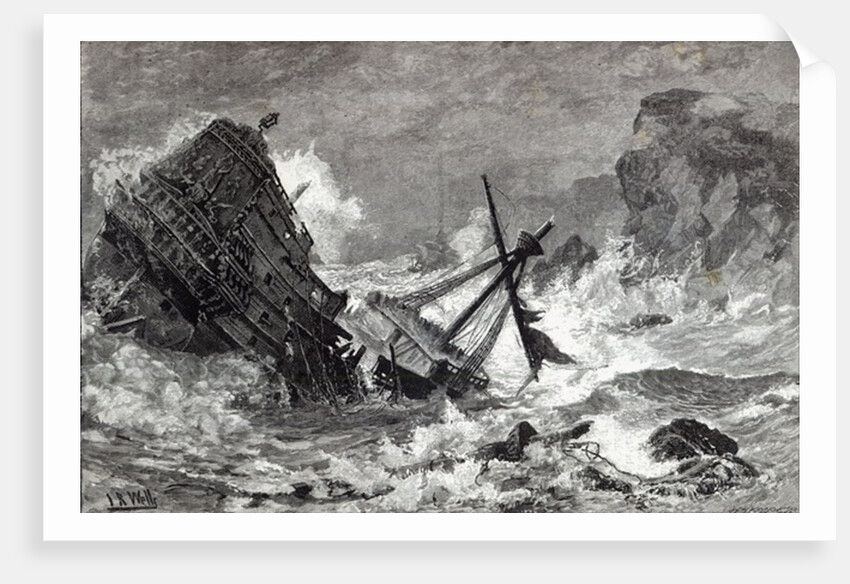 A September Storm, 1588 by English School