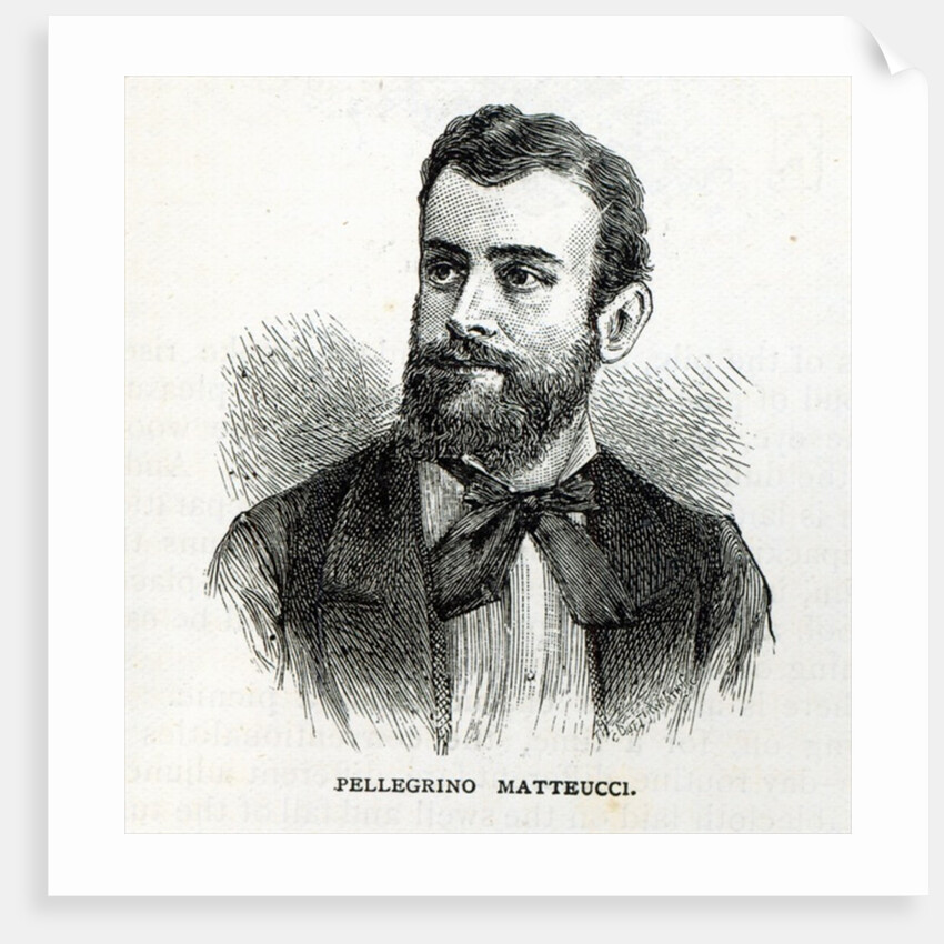 Portrait of Pellegrino Matteucci by English School